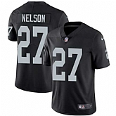 Nike Oakland Raiders #27 Reggie Nelson Black Team Color NFL Vapor Untouchable Limited Jersey,baseball caps,new era cap wholesale,wholesale hats